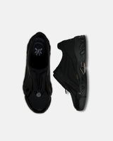 LA SXEPPA Black shoe by SXEPPA, the pair shown top-down and in profile